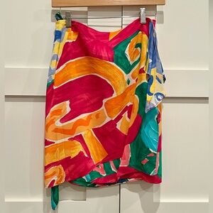 Vintage Ralph Lauren Colorful Abstract Skirt